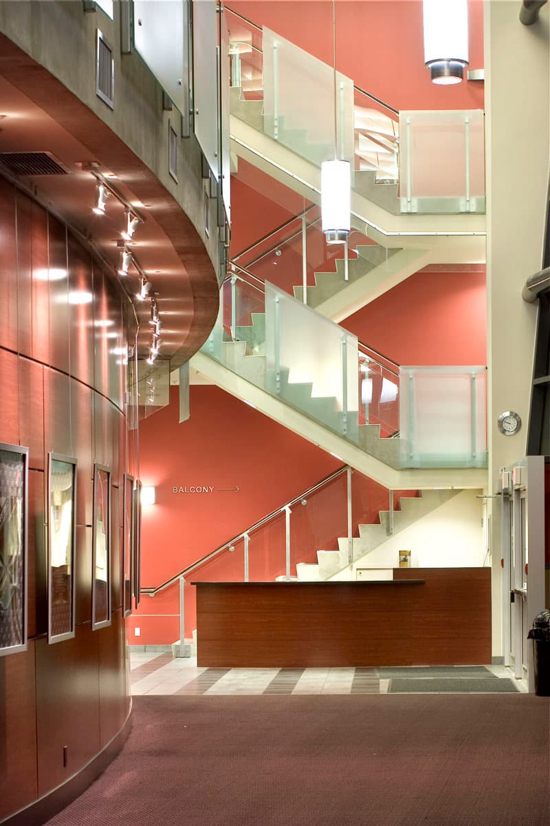 VIFF theatre lobby staircase