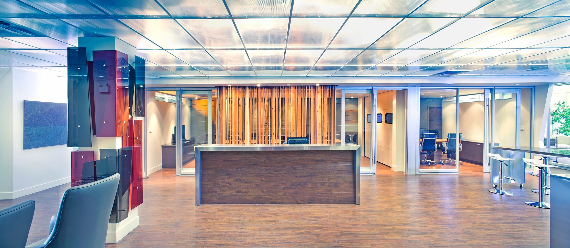 CFM Law Office lobby and front desk