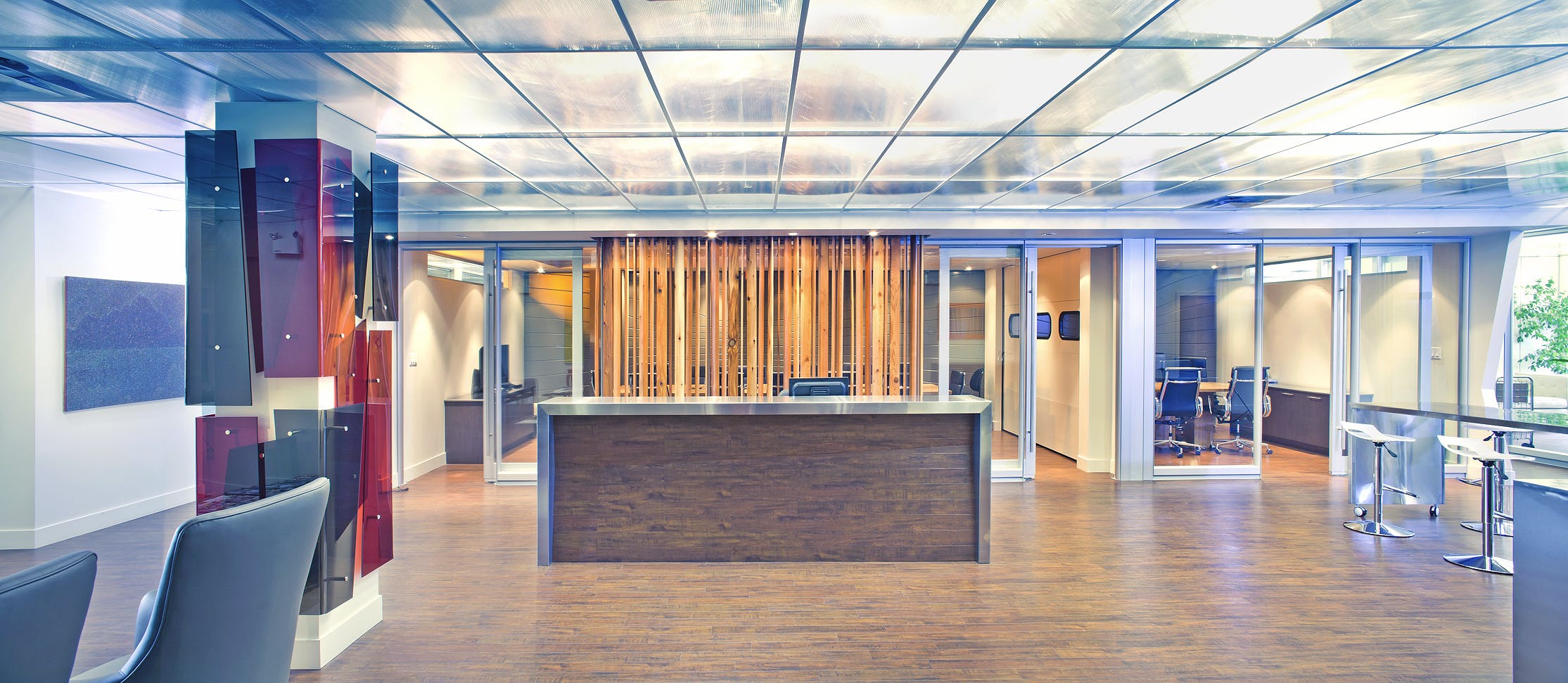 CFM Law Office lobby and front desk